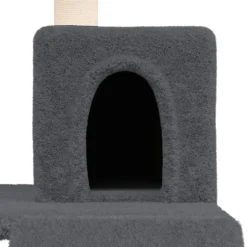 MAISON EXCLUSIVE - Arbre à chat avec griffoirs en sisal gris foncé 82 cm