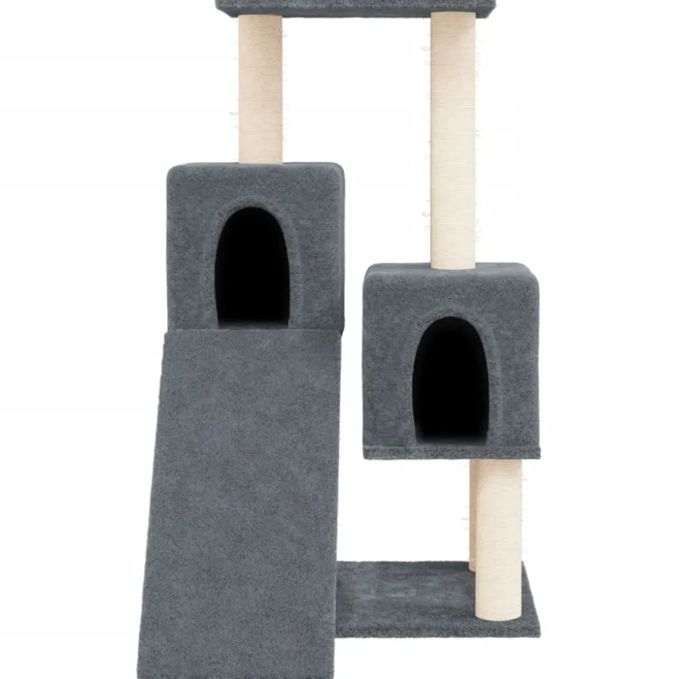 MAISON EXCLUSIVE - Arbre à chat avec griffoirs en sisal gris foncé 82 cm