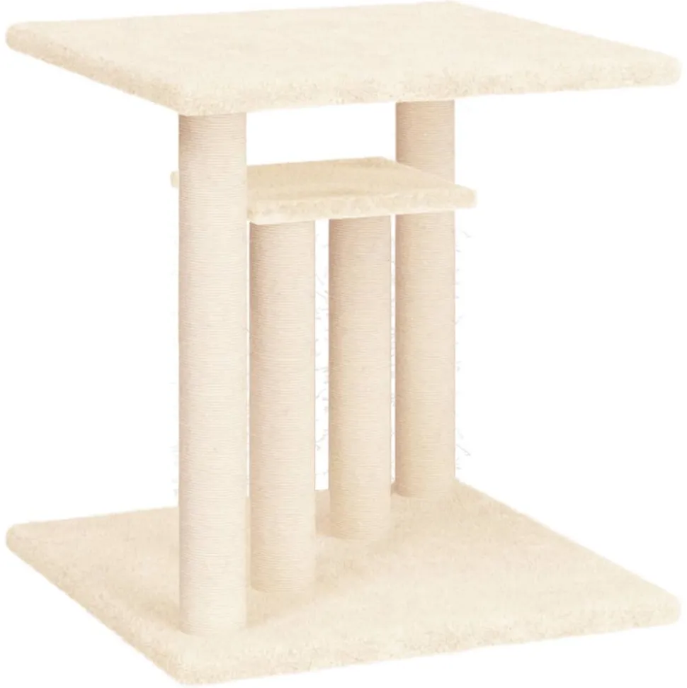 MAISON EXCLUSIVE - Arbres à chat avec plates-formes crème 50 cm