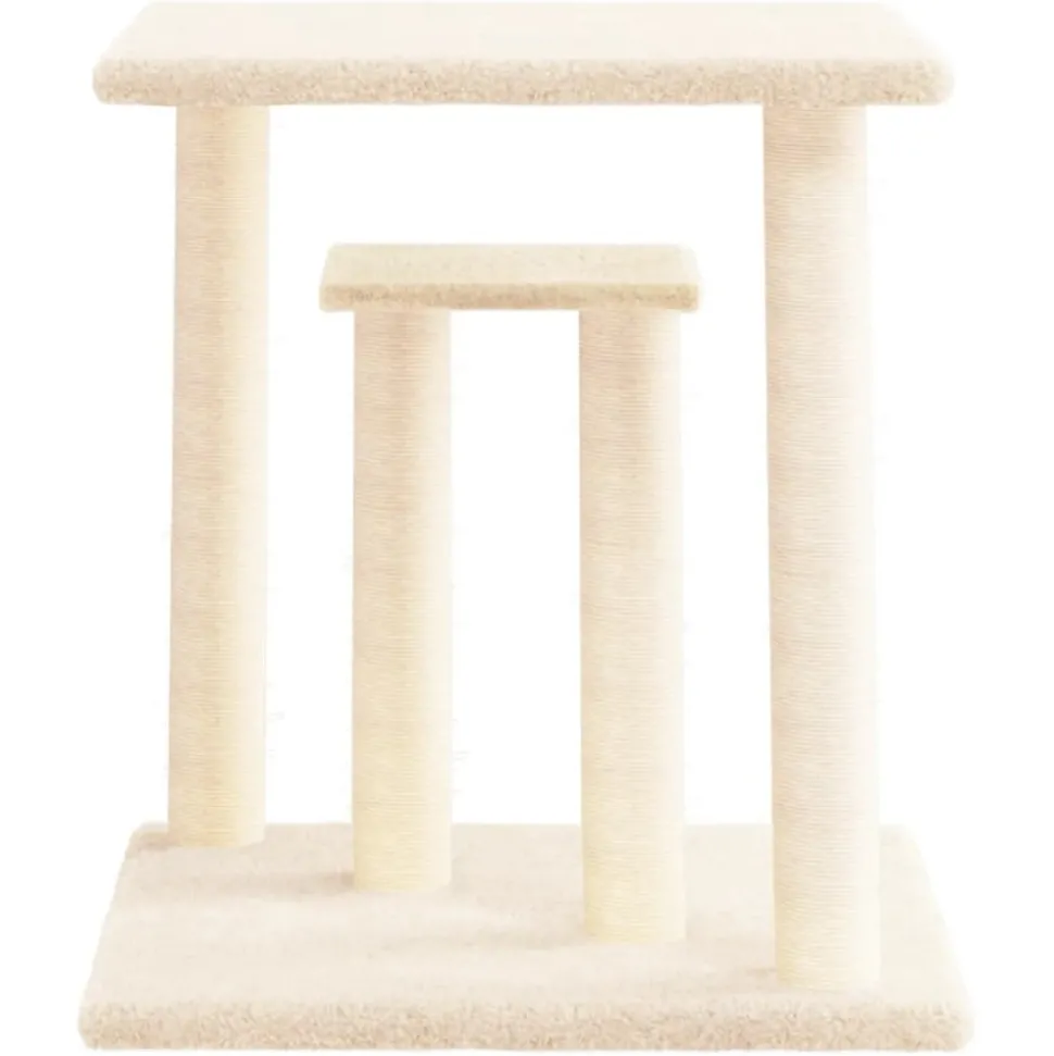 MAISON EXCLUSIVE - Arbres à chat avec plates-formes crème 50 cm