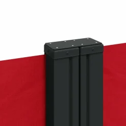 MAISON EXCLUSIVE - Auvent latéral rétractable rouge 220x1200 cm
