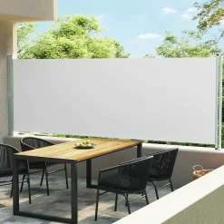 MAISON EXCLUSIVE - Auvent latéral rétractable de patio 600x160 cm crème