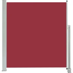MAISON EXCLUSIVE - Auvent latéral rétractable de patio 140 x 300 cm rouge