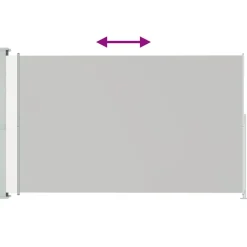 MAISON EXCLUSIVE - Auvent latéral rétractable de patio 180x300 cm crème