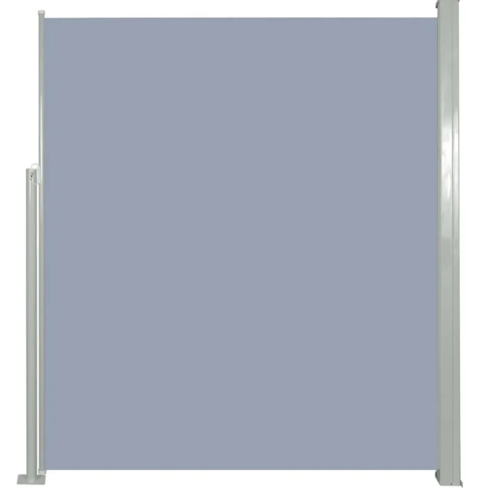 MAISON EXCLUSIVE - Auvent latéral rétractable de patio 160 x 300 cm gris