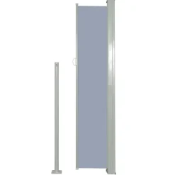 MAISON EXCLUSIVE - Auvent latéral rétractable de patio 160 x 300 cm gris