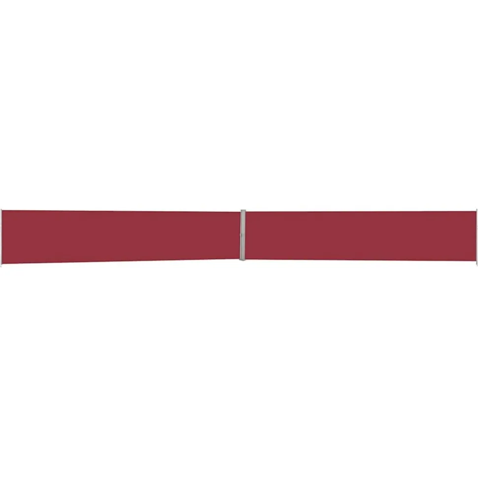 MAISON EXCLUSIVE - Auvent latéral rétractable de patio 140x1200 cm rouge