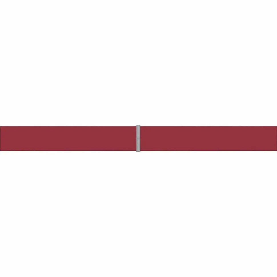 MAISON EXCLUSIVE - Auvent latéral rétractable de patio 140x1200 cm rouge