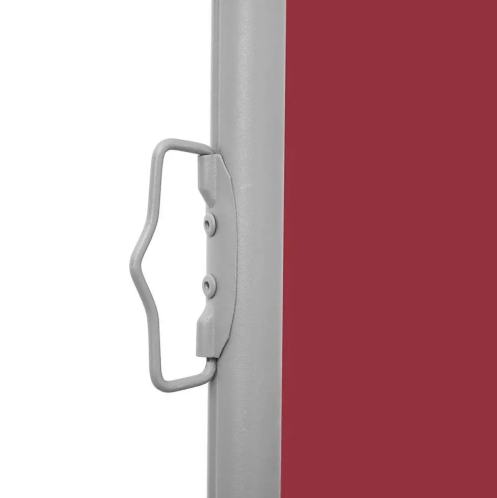 MAISON EXCLUSIVE - Auvent latéral rétractable de patio 140x1200 cm rouge