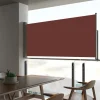 MAISON EXCLUSIVE - Auvent latéral rétractable de patio 60x300 cm marron