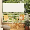 MAISON EXCLUSIVE - Auvent latéral rétractable de patio 160x300 cm crème