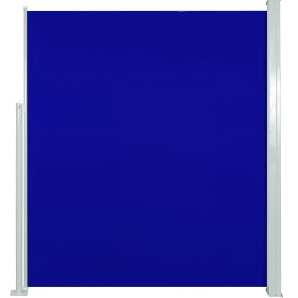MAISON EXCLUSIVE - Auvent latéral rétractable de patio 160x300 cm bleu