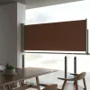 MAISON EXCLUSIVE - Auvent latéral rétractable de patio 100x300 cm marron