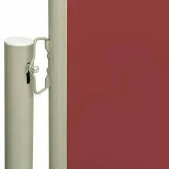 MAISON EXCLUSIVE - Auvent latéral rétractable de patio 140x600 cm rouge