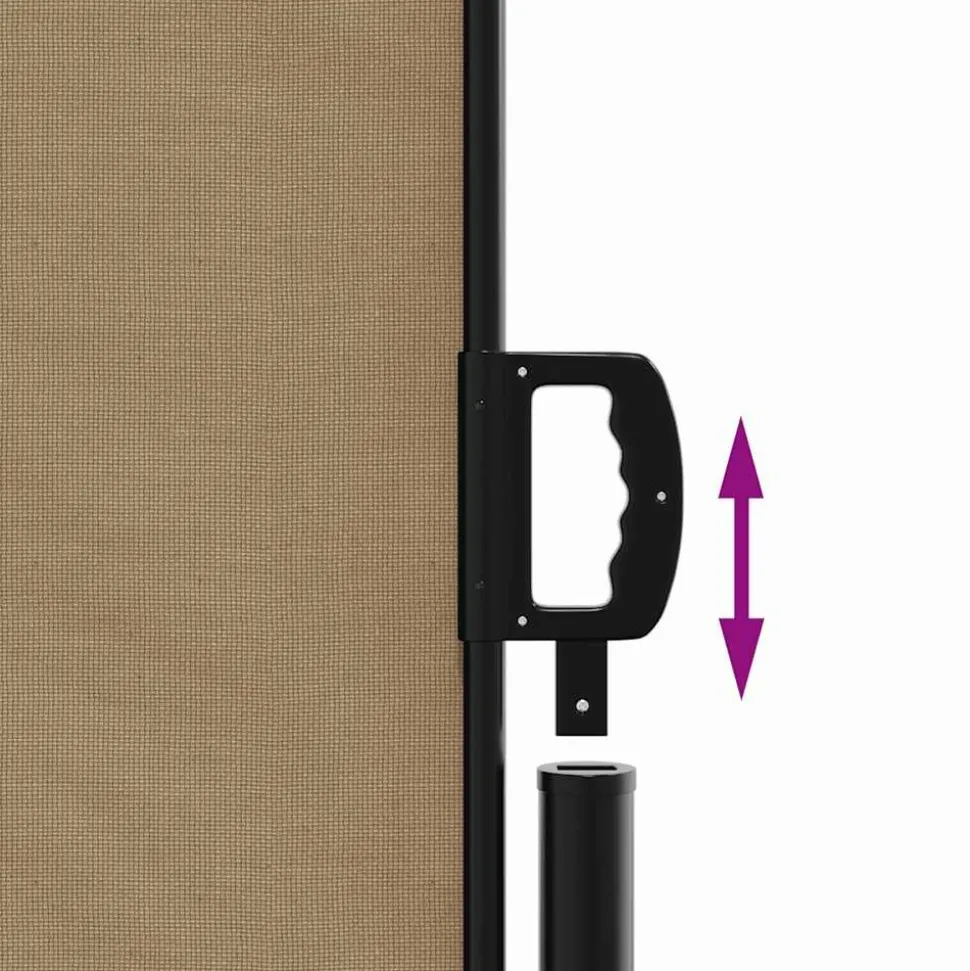 MAISON EXCLUSIVE - Auvent latéral rétractable taupe 170x300 cm