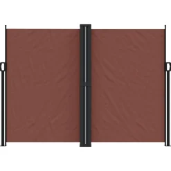 MAISON EXCLUSIVE - Auvent latéral rétractable marron 180x1200 cm