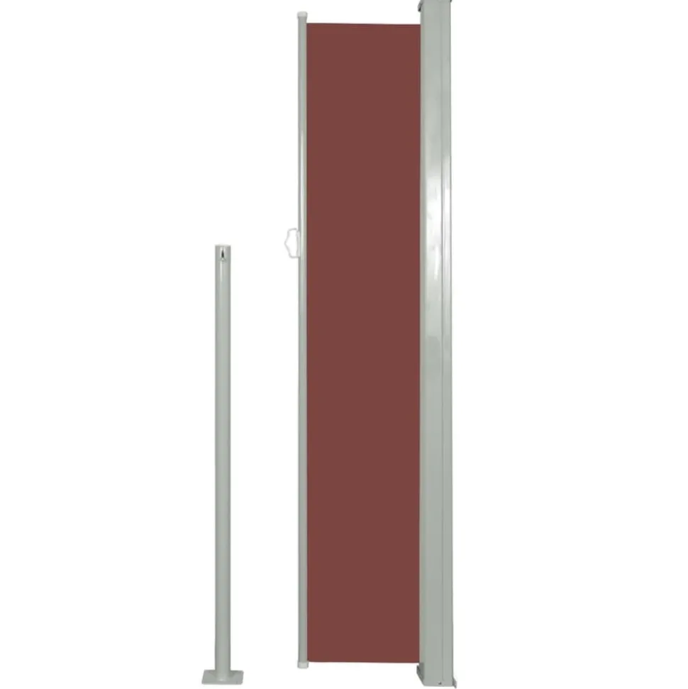 MAISON EXCLUSIVE - Auvent latéral rétractable de patio 160 x 300 cm marron
