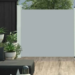 MAISON EXCLUSIVE - Auvent latéral rétractable de patio 100x300 cm gris