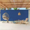 MAISON EXCLUSIVE - Auvent latéral rétractable de patio 220x600 cm bleu