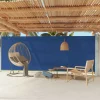 MAISON EXCLUSIVE - Auvent latéral rétractable de patio 200x600 cm bleu