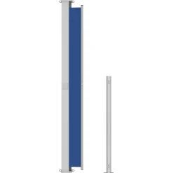 MAISON EXCLUSIVE - Auvent latéral rétractable de patio 200x300 cm bleu
