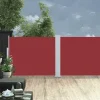 MAISON EXCLUSIVE - Auvent latéral rétractable de patio 170x1200 cm rouge