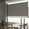 MAISON EXCLUSIVE - Auvent latéral rétractable de patio 140 x 300 cm gris