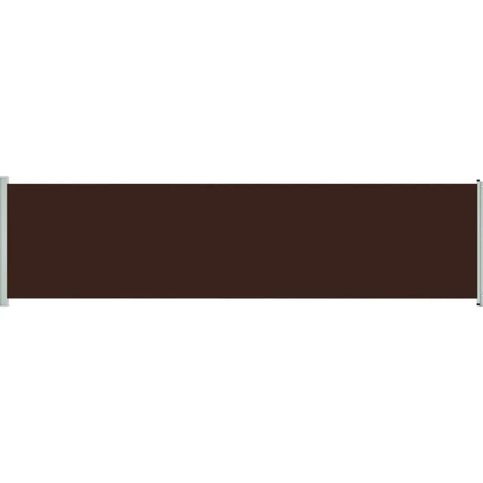 MAISON EXCLUSIVE - Auvent latéral rétractable de patio 160x600 cm marron