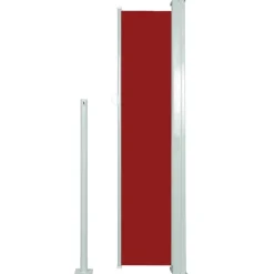 MAISON EXCLUSIVE - Auvent latéral rétractable de patio 140x300 cm rouge