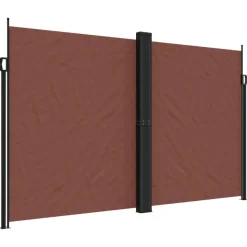 MAISON EXCLUSIVE - Auvent latéral rétractable marron 200x1200 cm