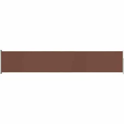 MAISON EXCLUSIVE - Auvent latéral rétractable de patio 117x600 cm marron