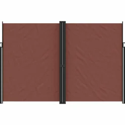 MAISON EXCLUSIVE - Auvent latéral rétractable marron 220x1200 cm