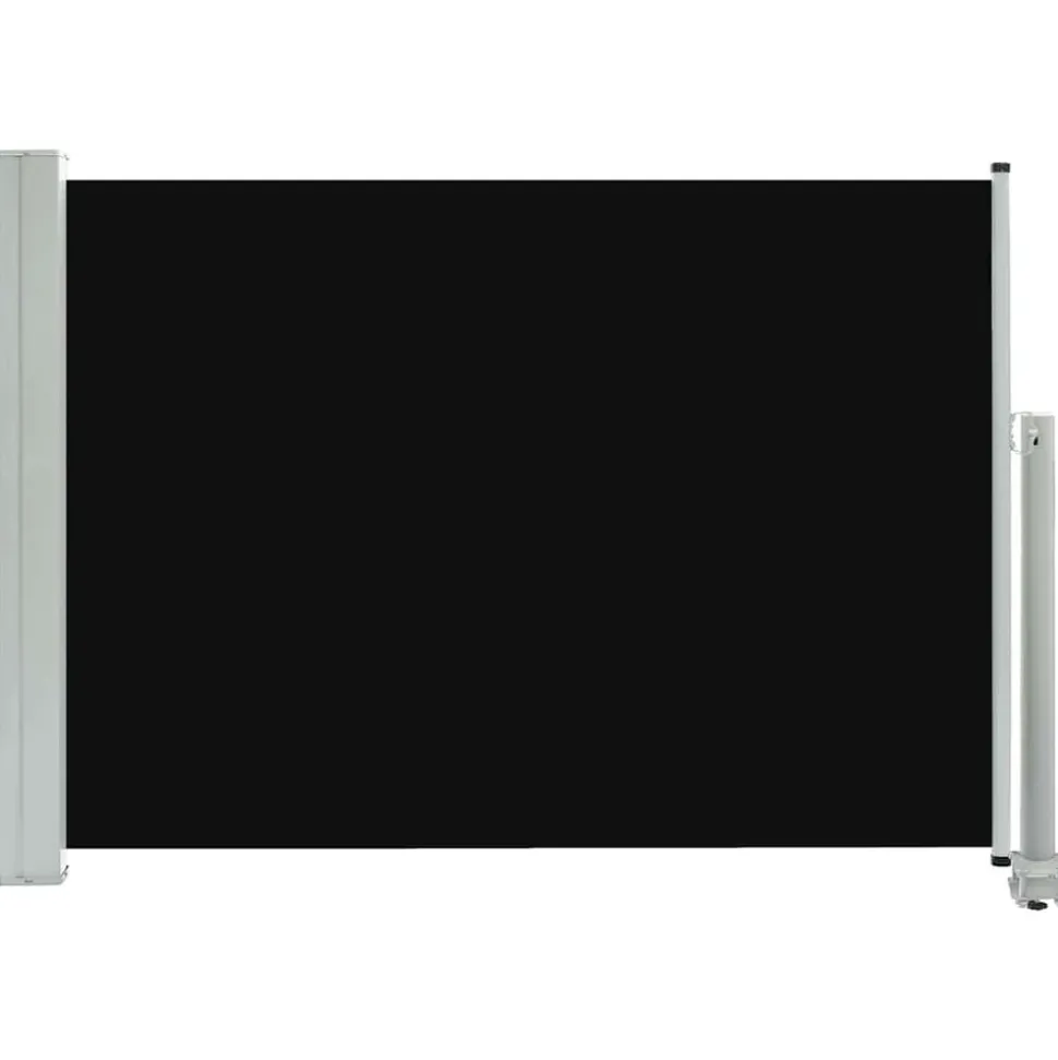 MAISON EXCLUSIVE - Auvent latéral rétractable de patio 80x300 cm noir