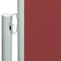 MAISON EXCLUSIVE - Auvent latéral rétractable de patio 117x600 cm rouge