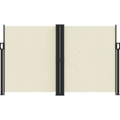 MAISON EXCLUSIVE - Auvent latéral rétractable crème 140x600 cm