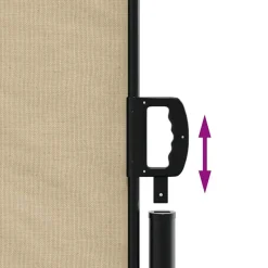 MAISON EXCLUSIVE - Auvent latéral rétractable beige 170x300 cm