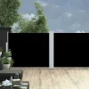 MAISON EXCLUSIVE - Auvent latéral rétractable de patio 140x1200 cm noir