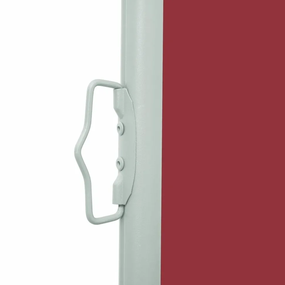 MAISON EXCLUSIVE - Auvent latéral rétractable de patio 140x500 cm rouge