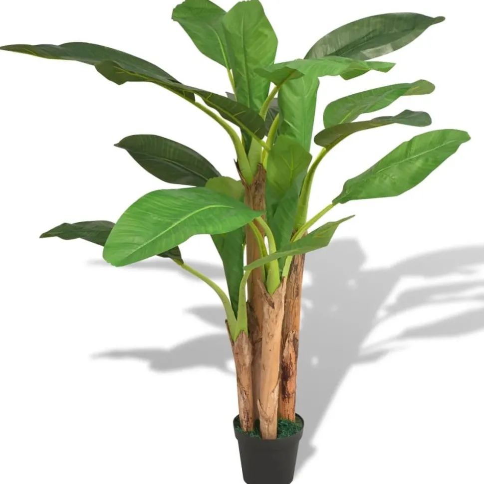 MAISON EXCLUSIVE - Bananier artificiel avec pot 175 cm vert