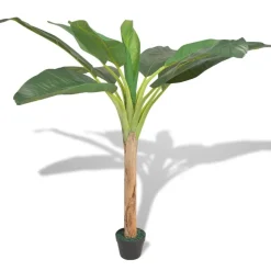 MAISON EXCLUSIVE - Bananier artificiel avec pot 150 cm vert