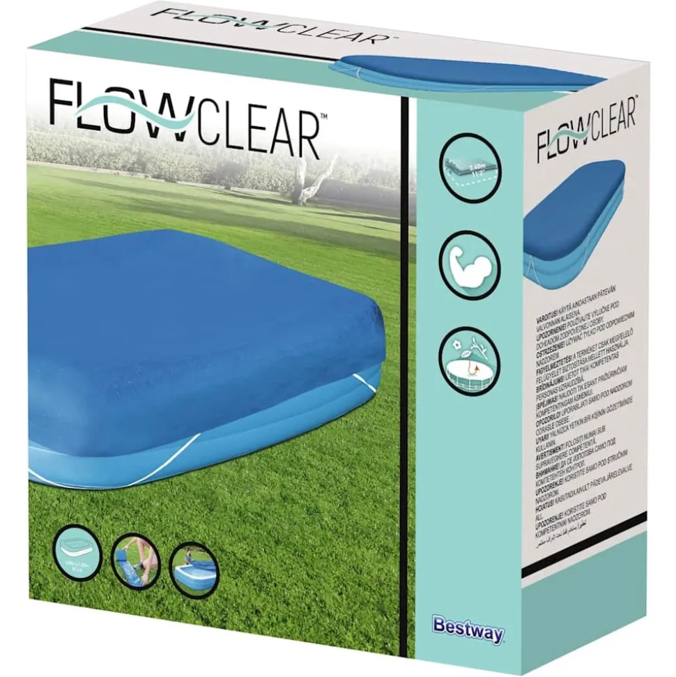 MAISON EXCLUSIVE - Bestway couverture de piscine flowclear 305x183x56 cm
