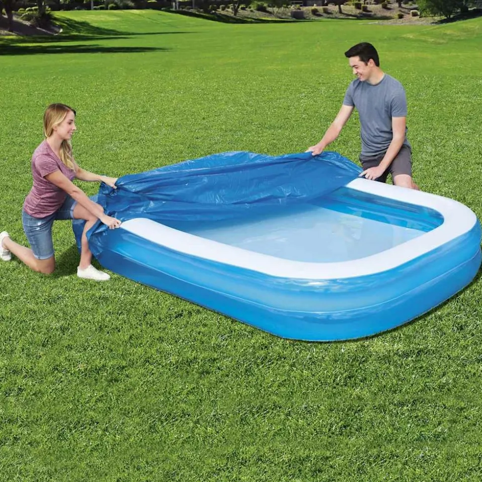 MAISON EXCLUSIVE - Bestway couverture de piscine flowclear 262x175x51 cm