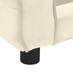 MAISON EXCLUSIVE - Canapé pour chien crème 72x45x30 cm peluche