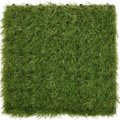 MAISON EXCLUSIVE - Carreaux de gazon artificiel 22 pcs vert 30x30 cm