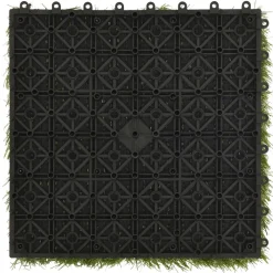 MAISON EXCLUSIVE - Carreaux de gazon artificiel 22 pcs vert 30x30 cm