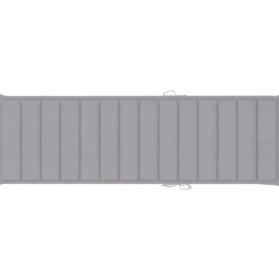 MAISON EXCLUSIVE - Chaise longue double et coussins gris bois de pin imprégné