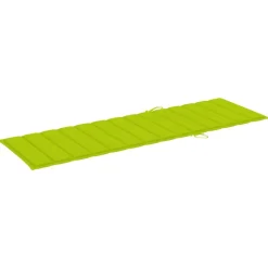 MAISON EXCLUSIVE - Chaise longue double et coussins vert vif bois de pin imprégné