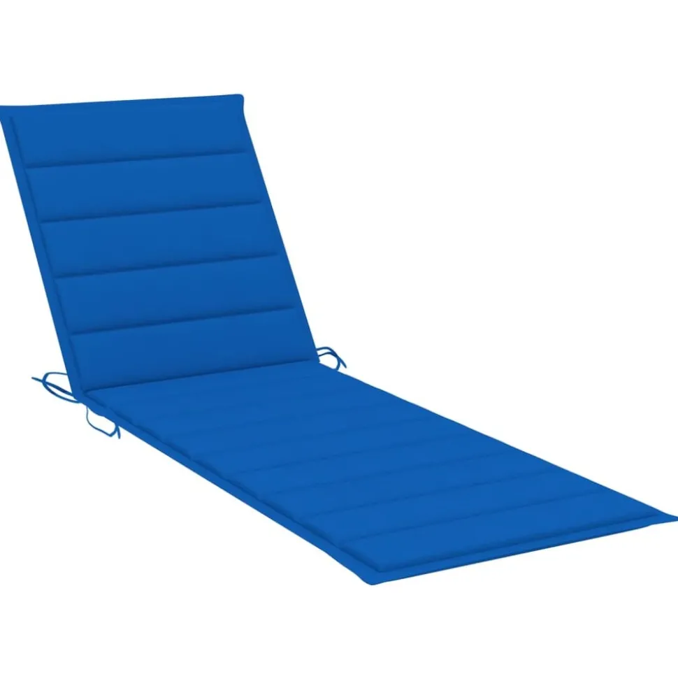 MAISON EXCLUSIVE - Chaise longue de jardin avec coussin bambou