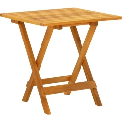 MAISON EXCLUSIVE - Chaise longue d'extérieur repose-pieds et table acacia solide