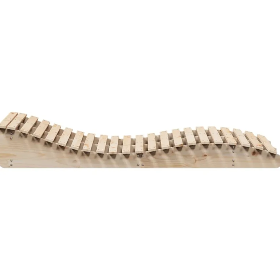 MAISON EXCLUSIVE - Chaise longue 205x110x31,5 cm bois massif de pin